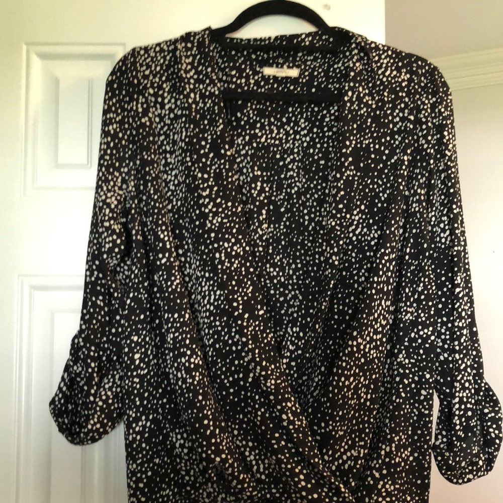 Pleione size large wrap blouse